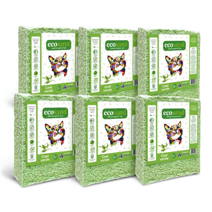 Nisip tofu pisici Ecosand ceai verde 6L