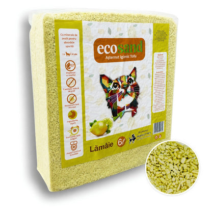 Asternut Ecosand MICRO – Lamaie, 6L, litiere automate, pisici mofturoase