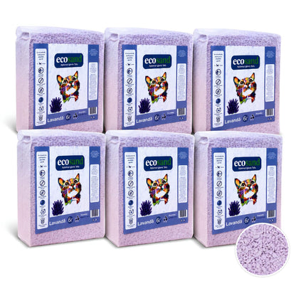 Asternut Ecosand MICRO – Lavanda, 6L, litiere automate, pisici mofturoase